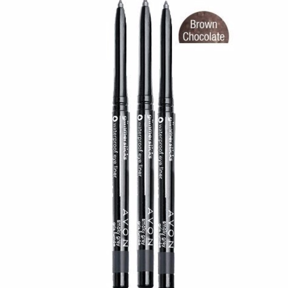 *LOT OF 4* AVON H20 PROOF BROWN EYELINERS