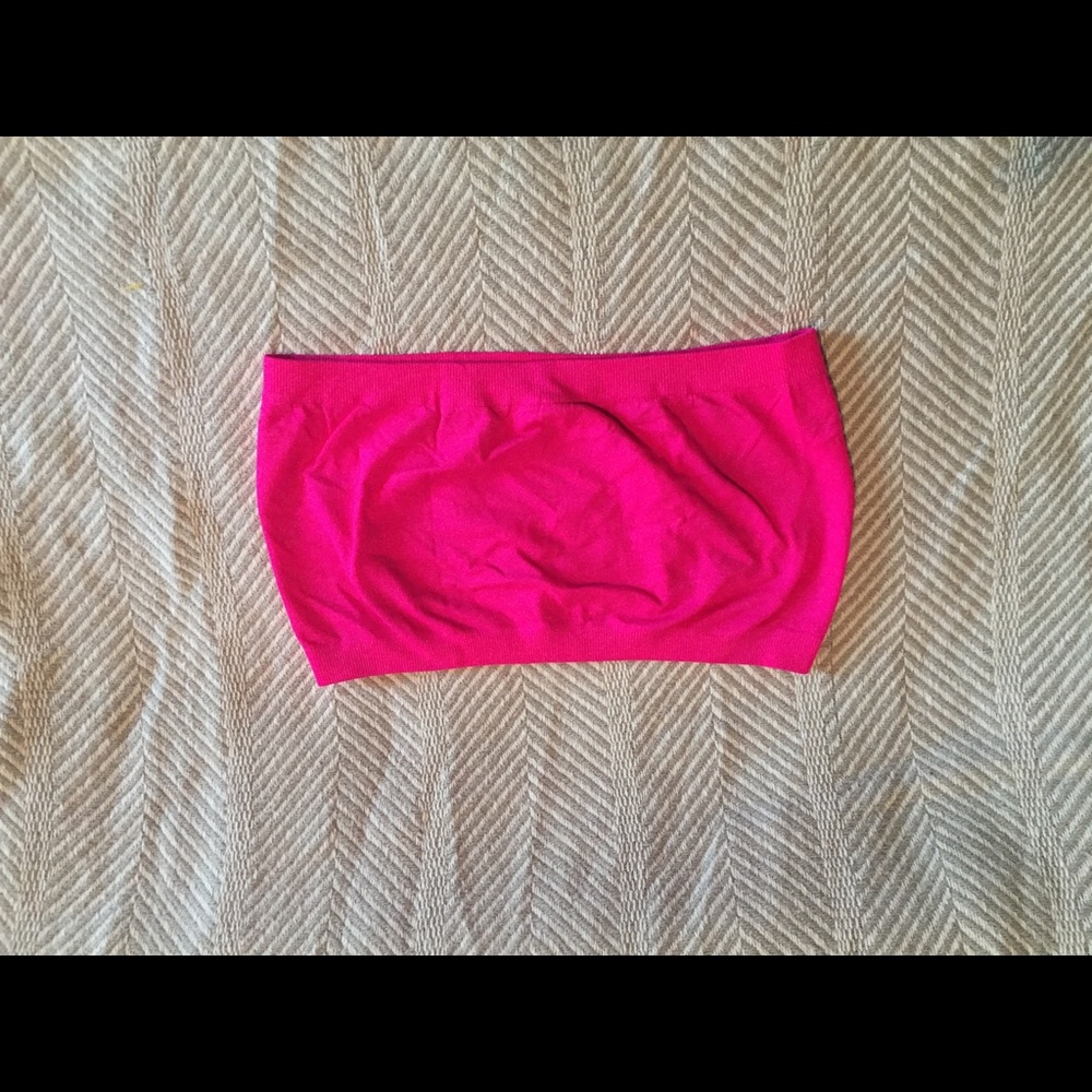 Hot pink bandeau