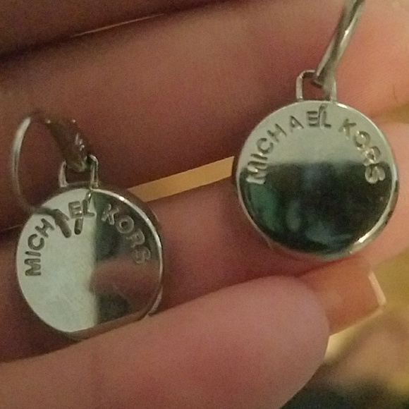 Michael kors hang earings (Crystal) and Sterling s - Picture 2 of 2