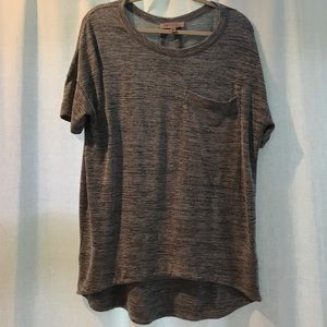 Philosophy Heather-gray Knit Tee