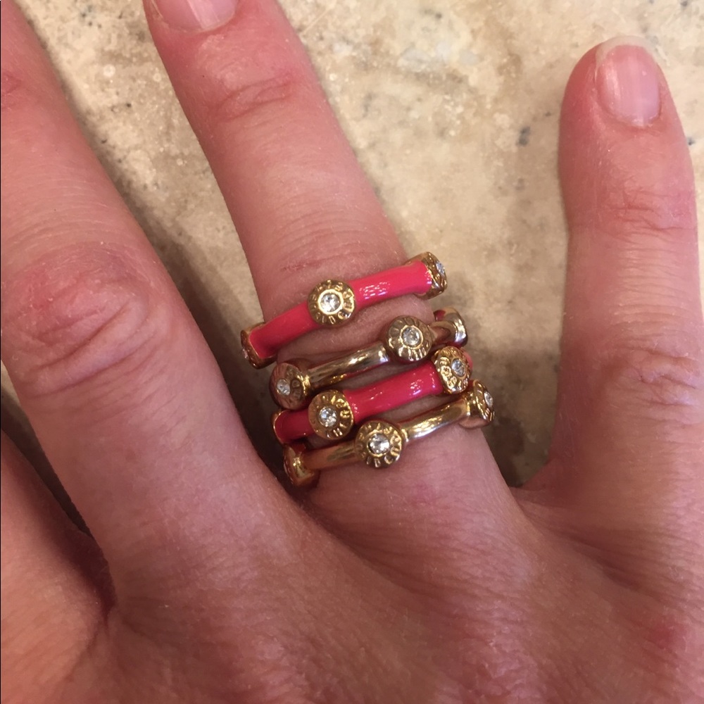 Henri Bendel stacking rings