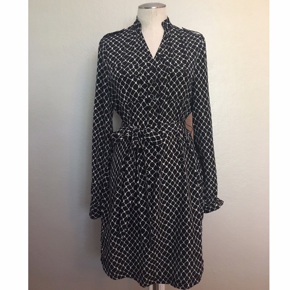 Black and white dress