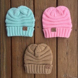 3 New Baby Beanies For Basbury13 Only.