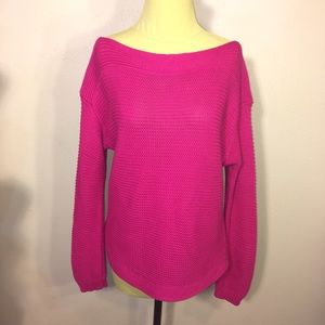 Ralph Lauren Pink Cable Knit Sweater - L