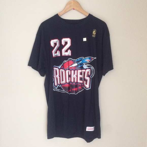 Mitchell&Ness Houston rockets Jersey Tee Drexler - Picture 1 of 7
