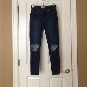 Free people high rise busted skinny Free people high rise busted skinny