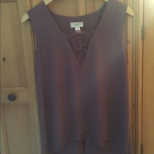 ANN TAYLOR LOFT SLEEVELESS BLOUSE