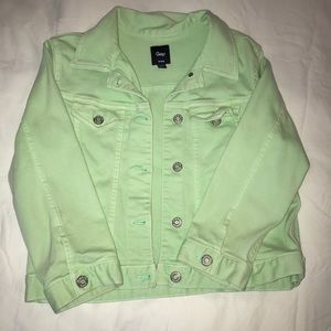 Gap Mint green jean jacket Gap Mint green jean jacket
