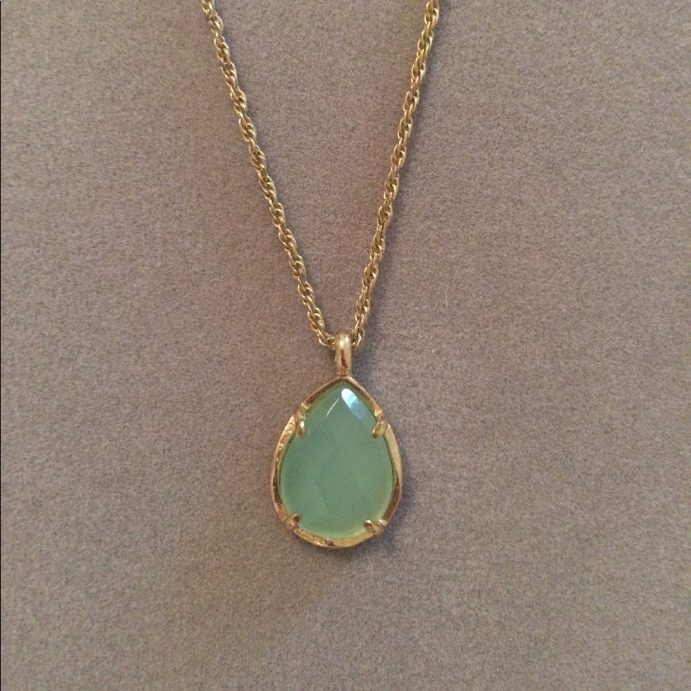 Kendra Scott Light Blue Pendant Necklace