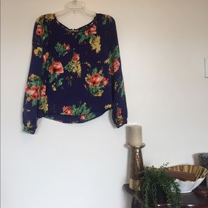 Silk Floral Blouse