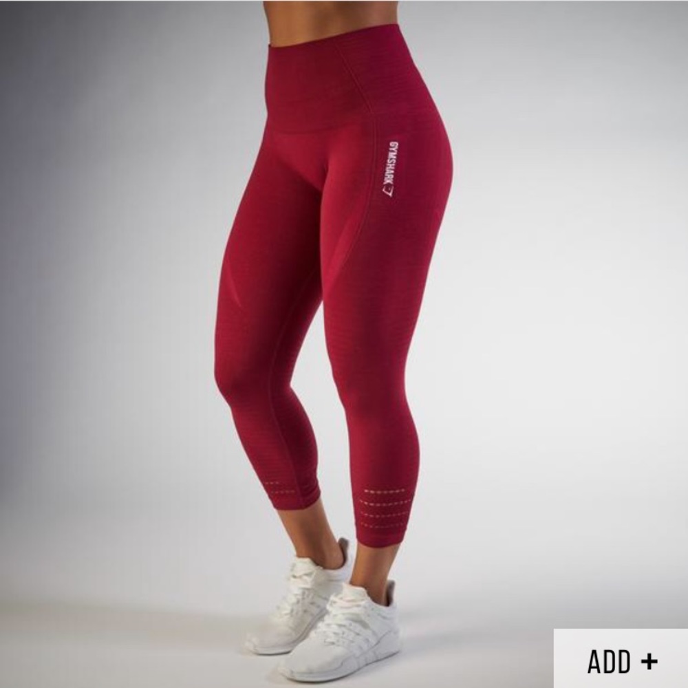 GYMSHARK HIGH WAISTED SEAMLESS CROPPED LEGGING