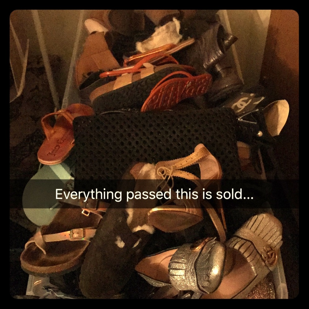 Everything passed is sold