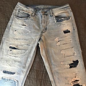 AEO distressed jeans