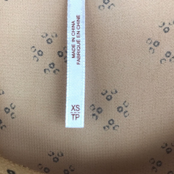 Free People Tan Sheer Swing Dress Women's Size XS - Picture 6 of 7