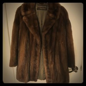 Lunaraine natural dark brown mink rare quality!