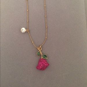 Betsy Johnson Rose Necklace