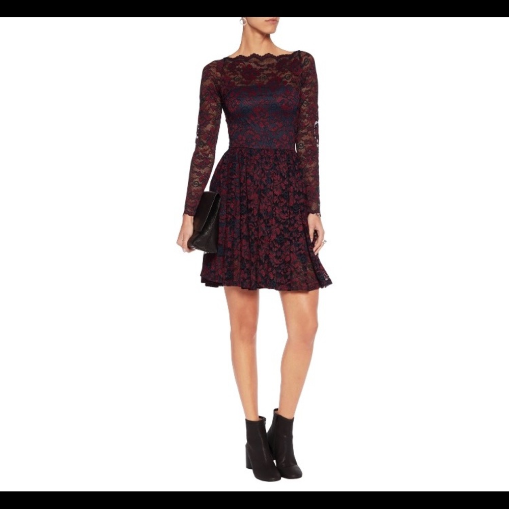 Ganni pleated mini dress