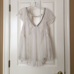 Free people embellished top