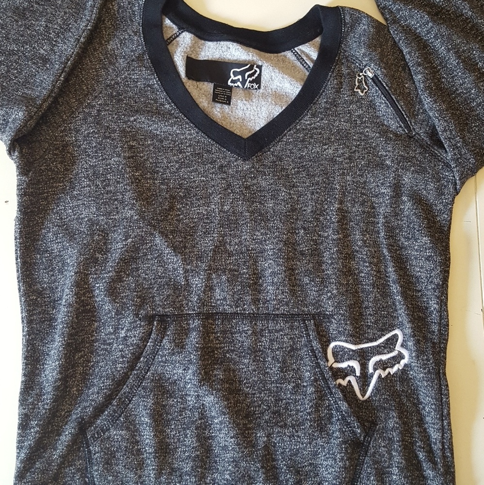 Fox racing pull-over sweater