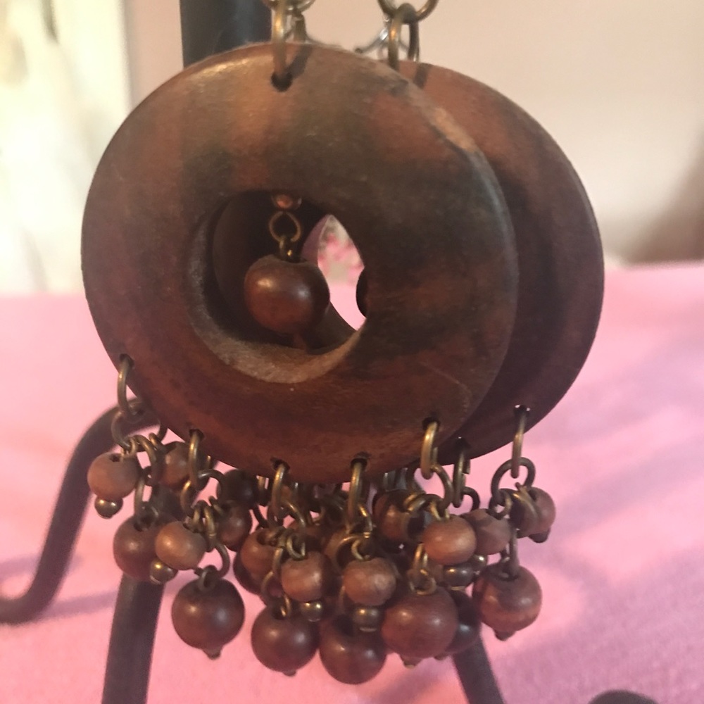 Wooden earrings