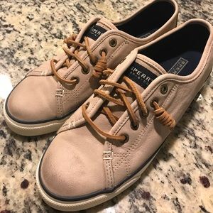 Sperry Leather Sea Coast Slip On Sneakers
