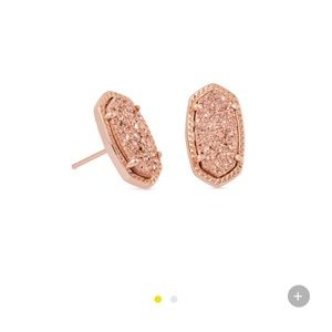NWOT Kendra Scott Rose Gold Ellie Stud Earrings.