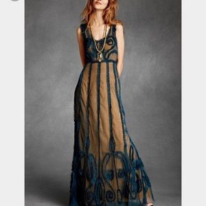 BHLDN dress Anthropologie maxi gown wedding boho
