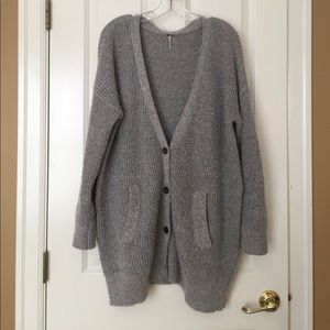 Free People boyfriend cardigan