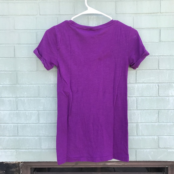 ❌SOLD - VS PINK Sparkly Logo Tee - Picture 3 of 4