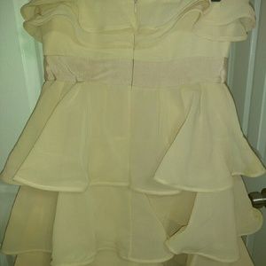Peach formal dress