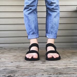 Original Black Teva Sandals