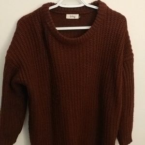 Burgundy Sweater