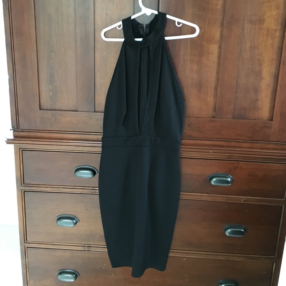 Charlotte Russe black peek a boob dress. Size S