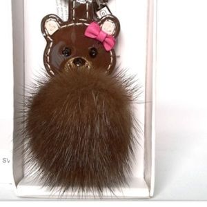 COACH TEDDY BEAR KEYCHAIN 💗🐻