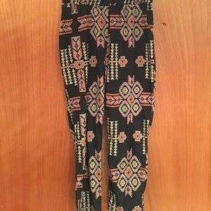 Navy Tribal Print Pant