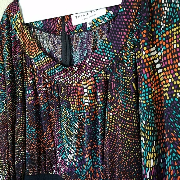 Trina Turk geo print dress - Picture 4 of 7