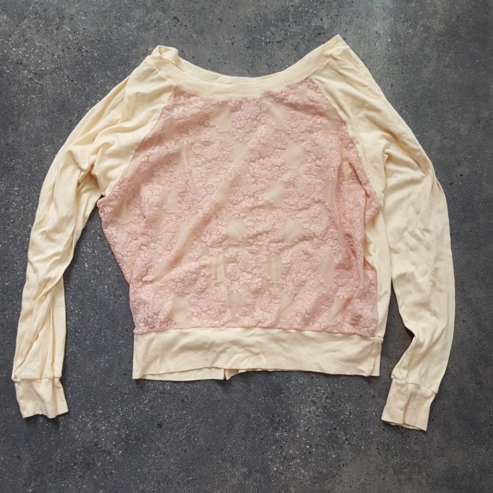 American Apparel Lace Pullover