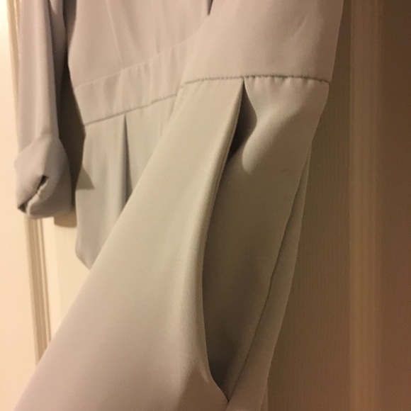 Topshop PETITE Drape Front Romper - Picture 4 of 4