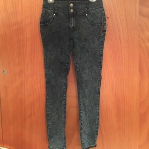 Forever21 High Rise Acid Wash Jeans