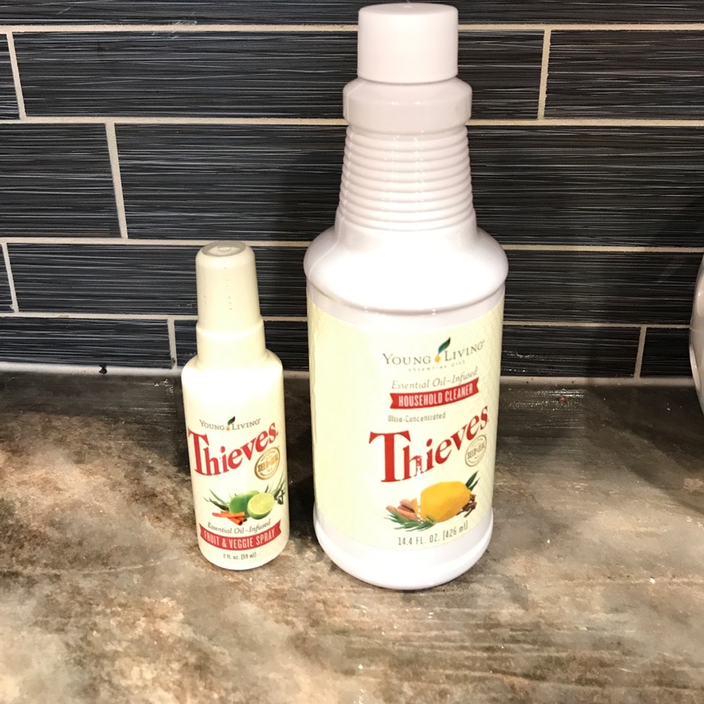 Thieves cleaner and fruit and veggie spray