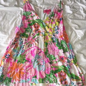LILLY PULITZER TARGET NOSEYPOSEY FLORAL TANK TOPXL