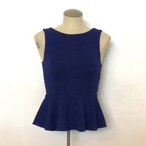 Sexy Peplum Textured Top