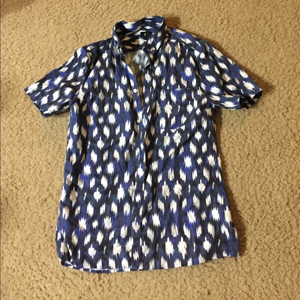 🌟HP🌟 H&M Men's Patterned Button Up