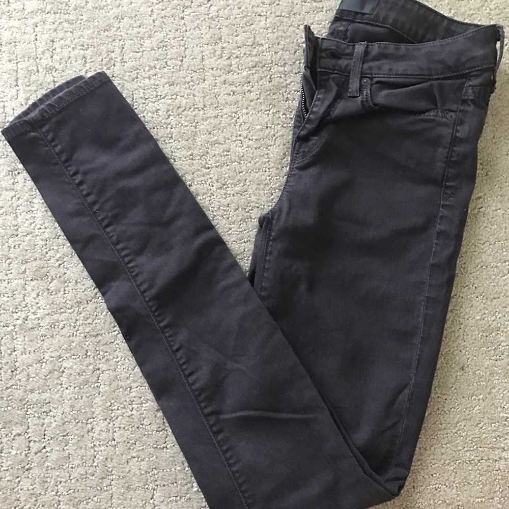 Vince Dark Purple Skinny Jeans - Size 24