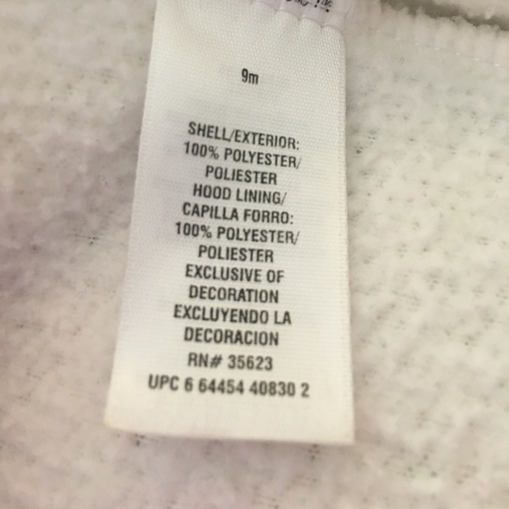 Carter's Infant Coat. 9M - Picture 8 of 8