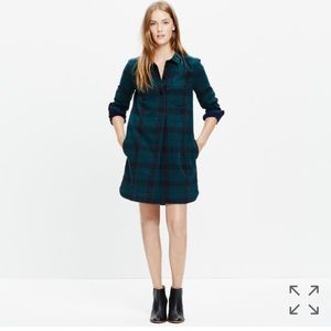 Madewell Latitude Plaid Tunic Dress