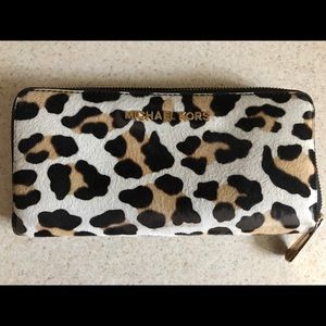 Michael Kors calf hair wallet