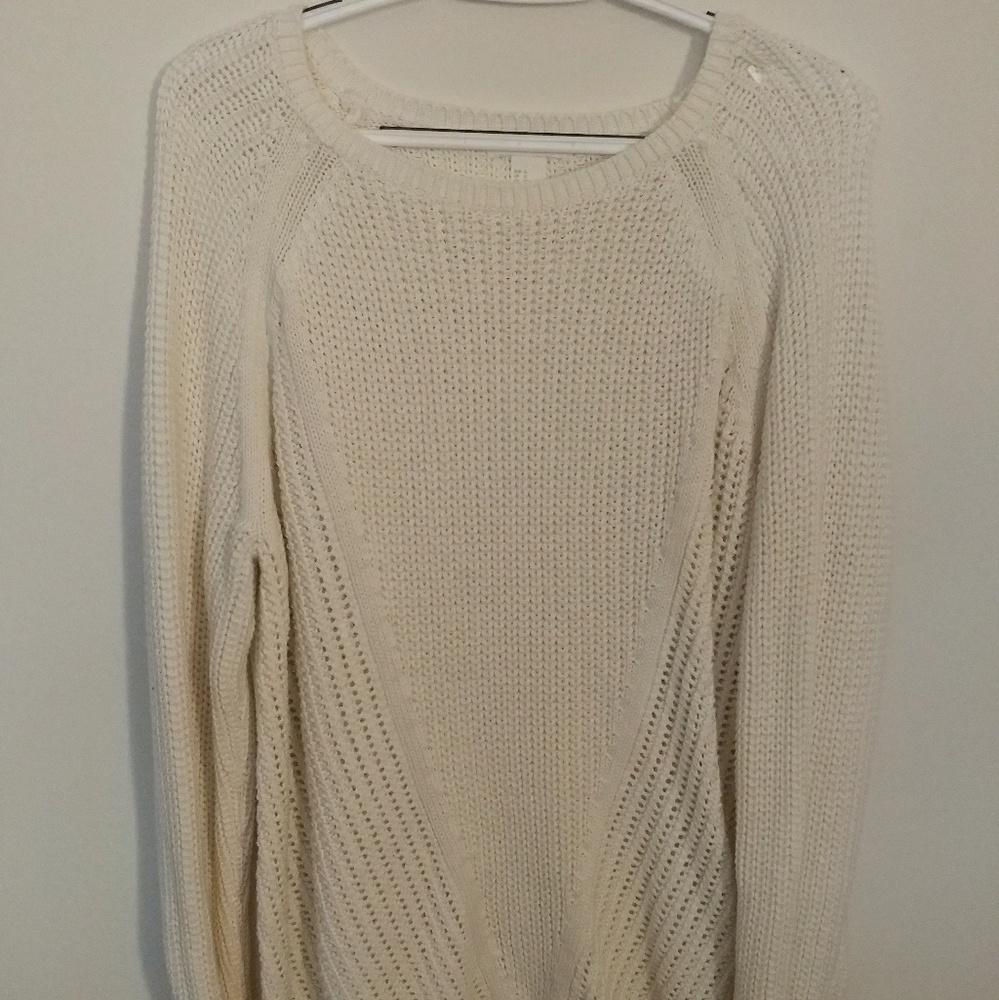 White Oversized Sweater