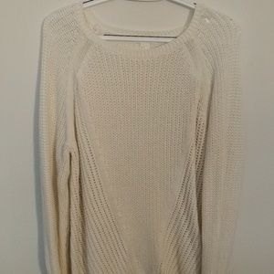 White Oversized Sweater