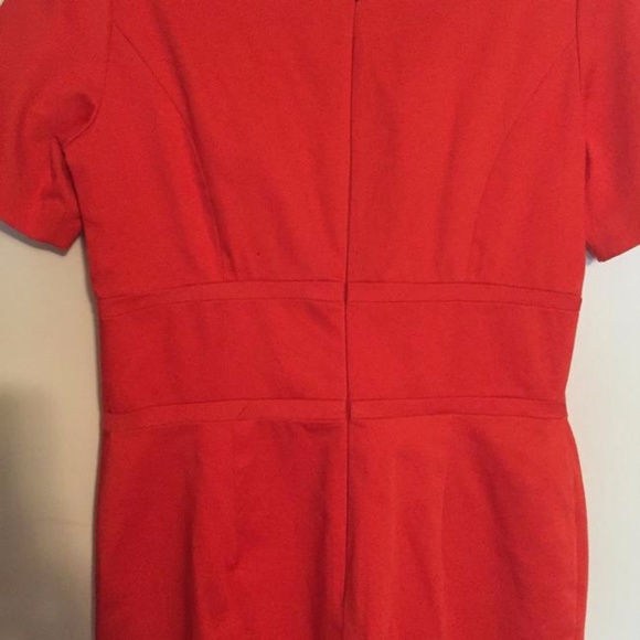 Bigio Red Dress w/ Front Tie at Waist - Picture 2 of 5